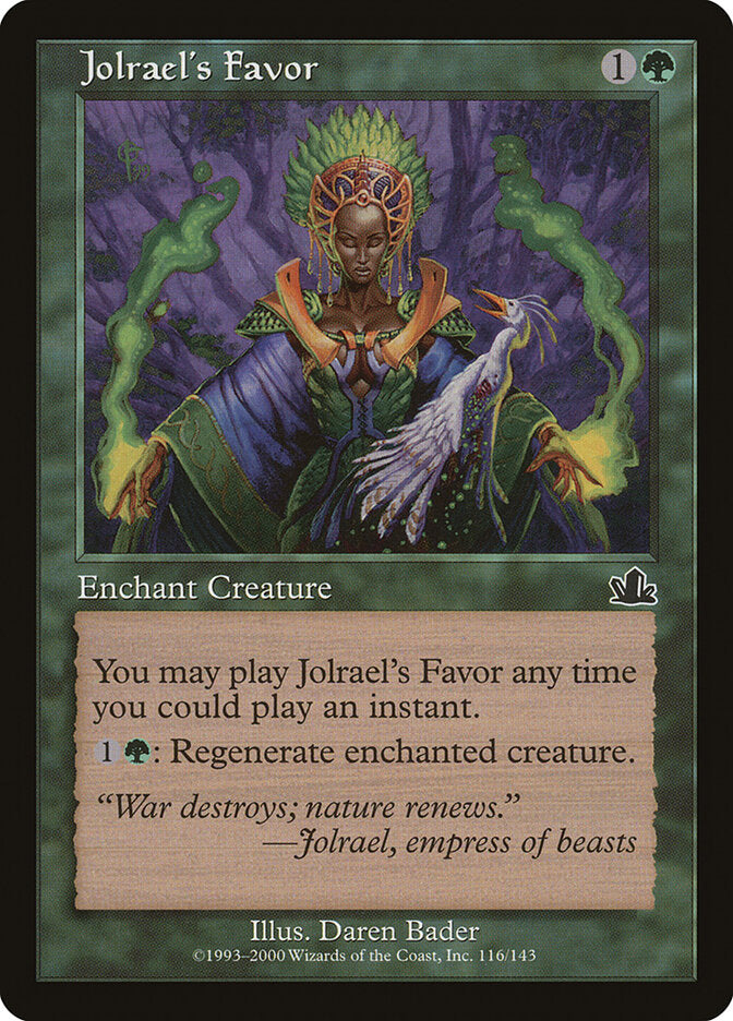 Jolrael's Favor - carta Magic The Gathering