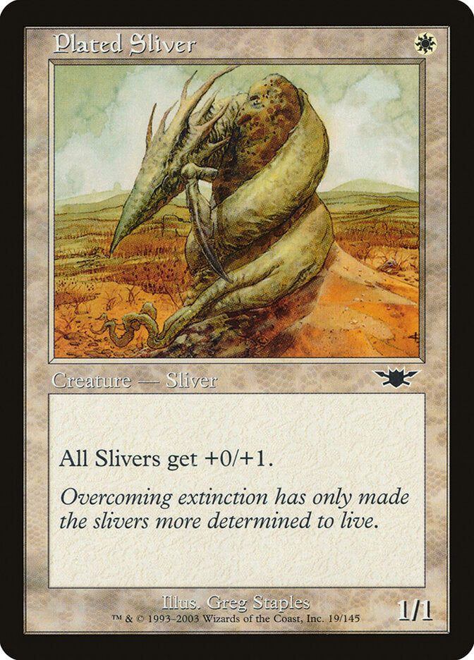 Plated Sliver - carta Magic The Gathering