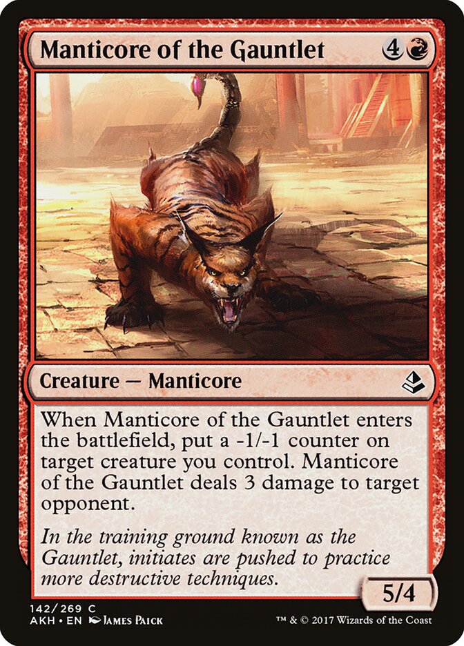 Manticore of the Gauntlet - carta Magic The Gathering