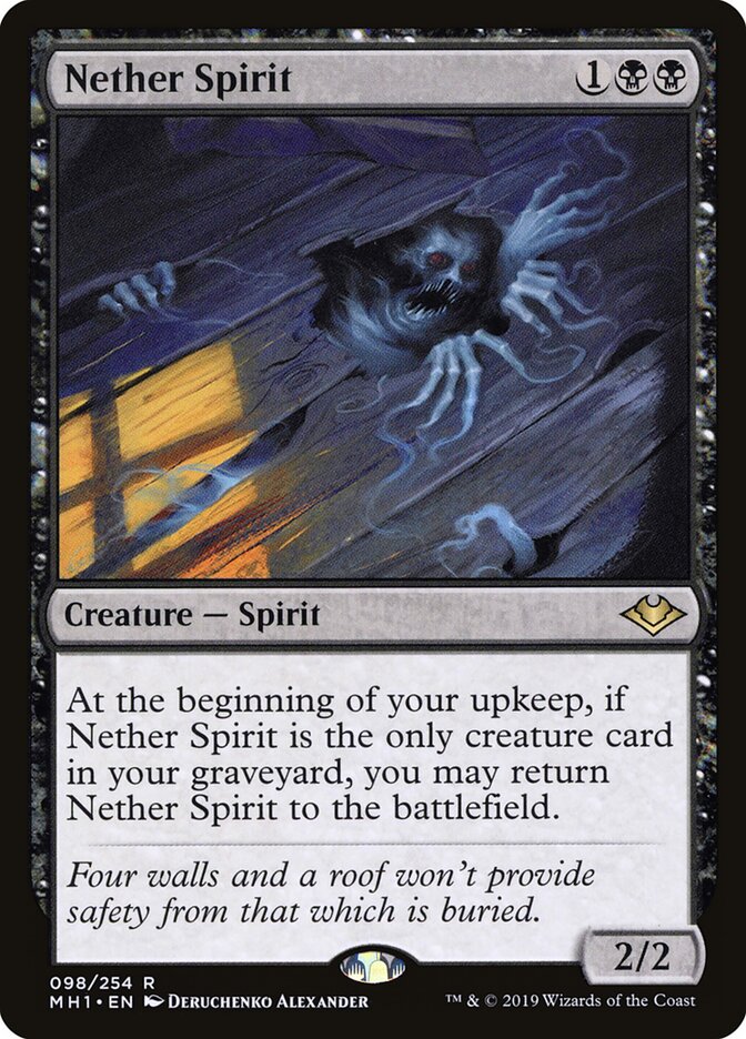 Nether Spirit - carta Magic The Gathering