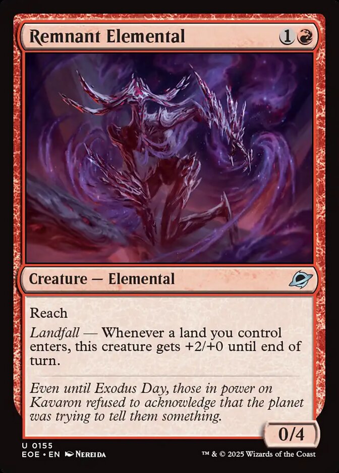 Remnant Elemental - carta Magic The Gathering