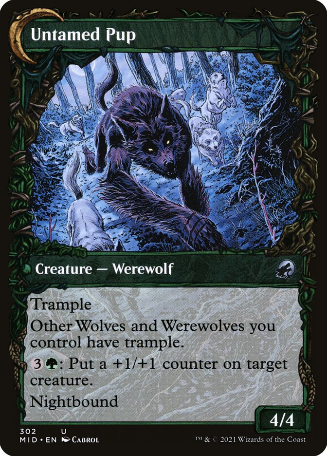 Untamed Pup - carta Magic The Gathering
