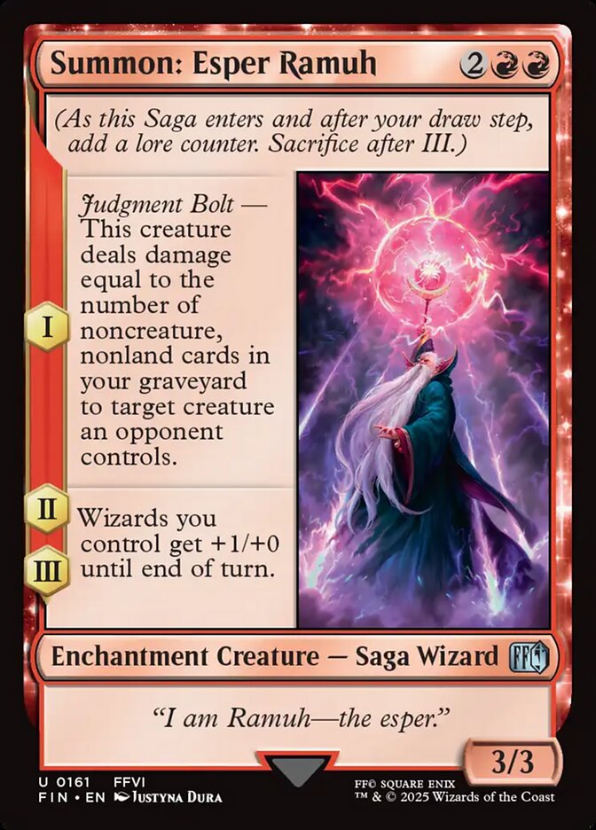 Summon: Esper Ramuh - carta Magic The Gathering