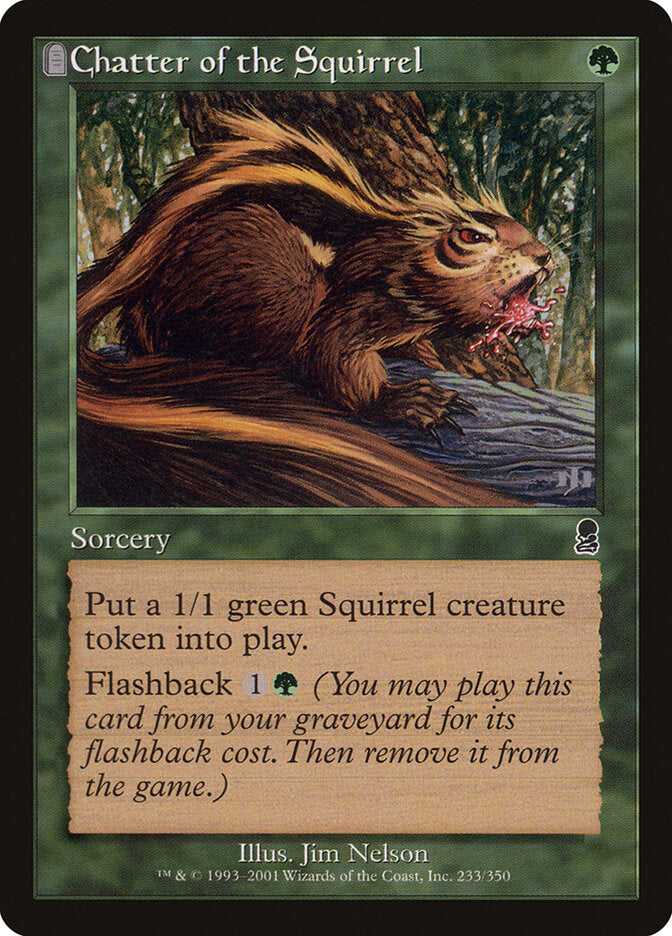 Chatter of the Squirrel - carta Magic The Gathering