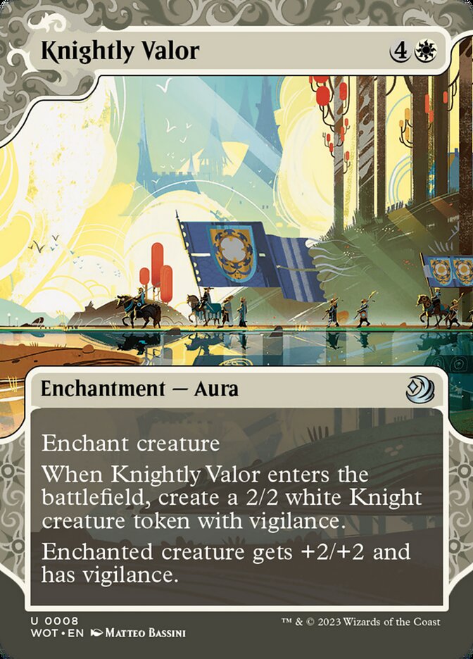 Knightly Valor - carta Magic The Gathering