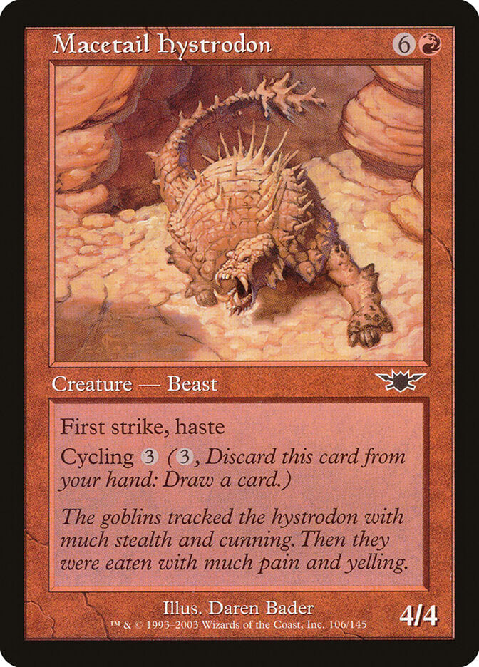Macetail Hystrodon - carta Magic The Gathering