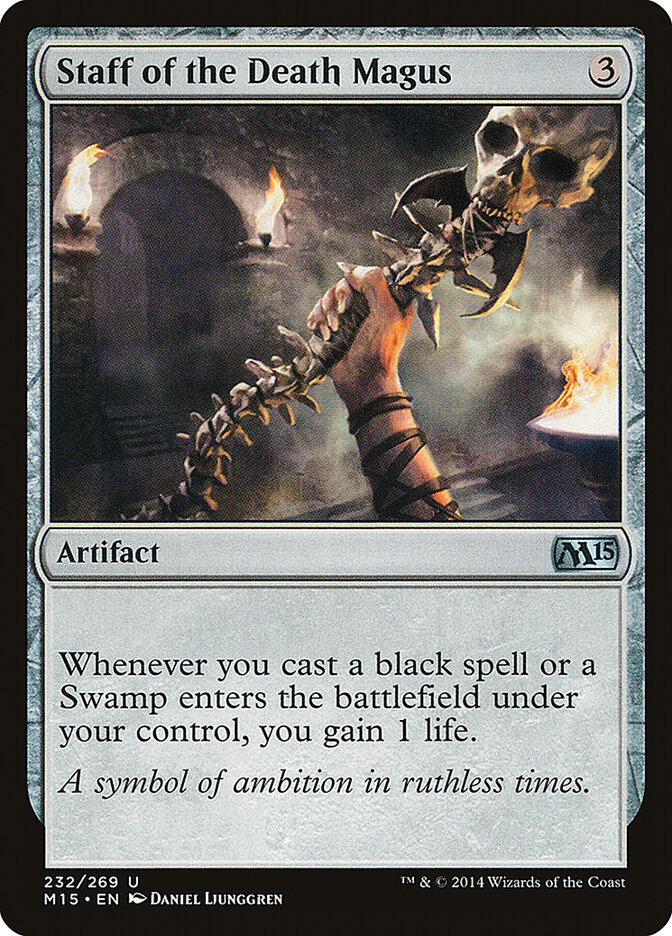 Staff of the Death Magus - carta Magic The Gathering
