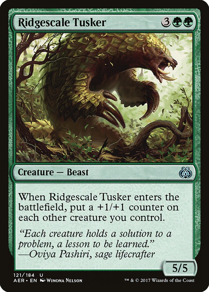 Ridgescale Tusker - carta Magic The Gathering