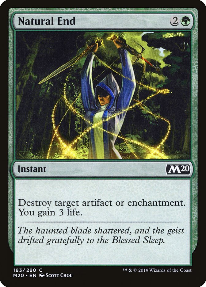 Natural End - carta Magic The Gathering