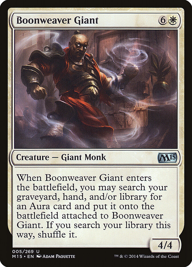 Boonweaver Giant - carta Magic The Gathering