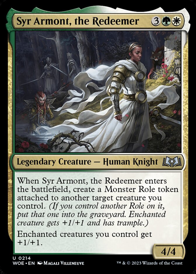 Syr Armont, the Redeemer - carta Magic The Gathering