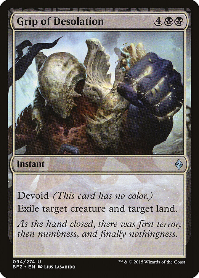 Grip of Desolation - carta Magic The Gathering