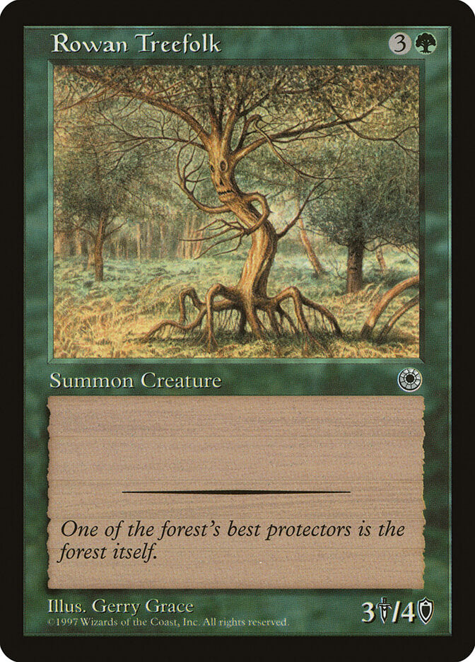 Rowan Treefolk - carta Magic The Gathering