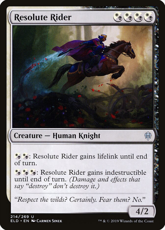 Resolute Rider - carta Magic The Gathering