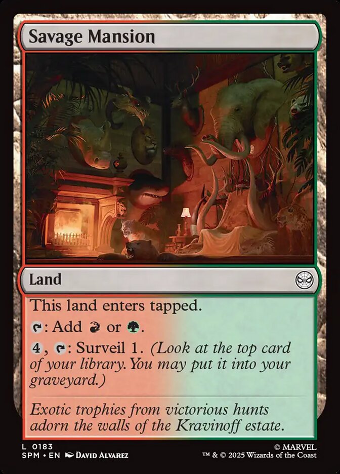 Savage Mansion - carta Magic The Gathering