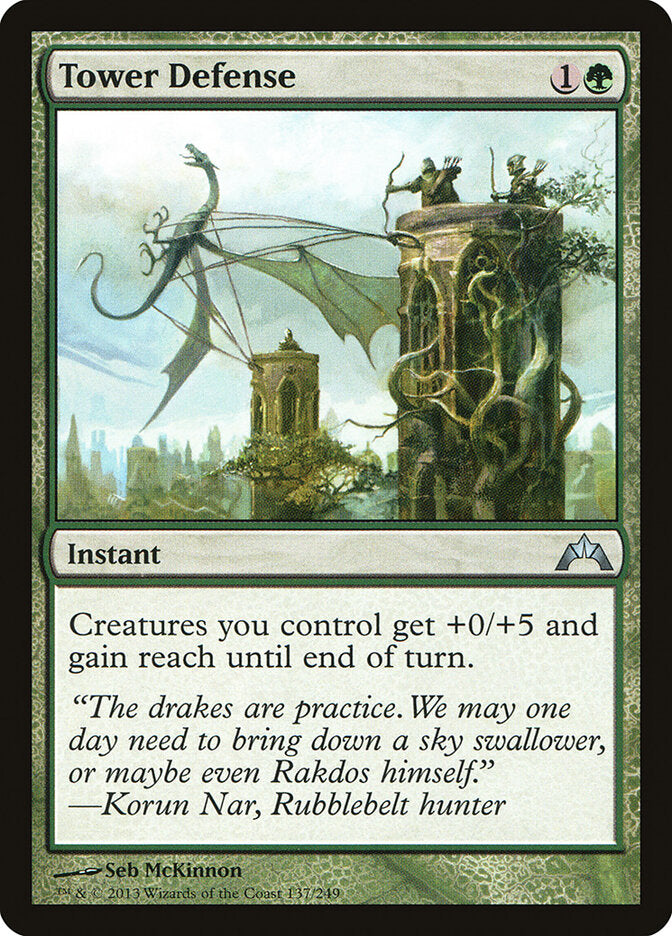 Tower Defense - carta Magic The Gathering