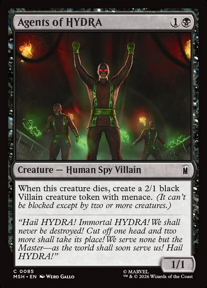 Agents of HYDRA - carta Magic The Gathering
