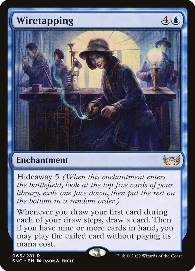 Wiretapping - carta Magic The Gathering