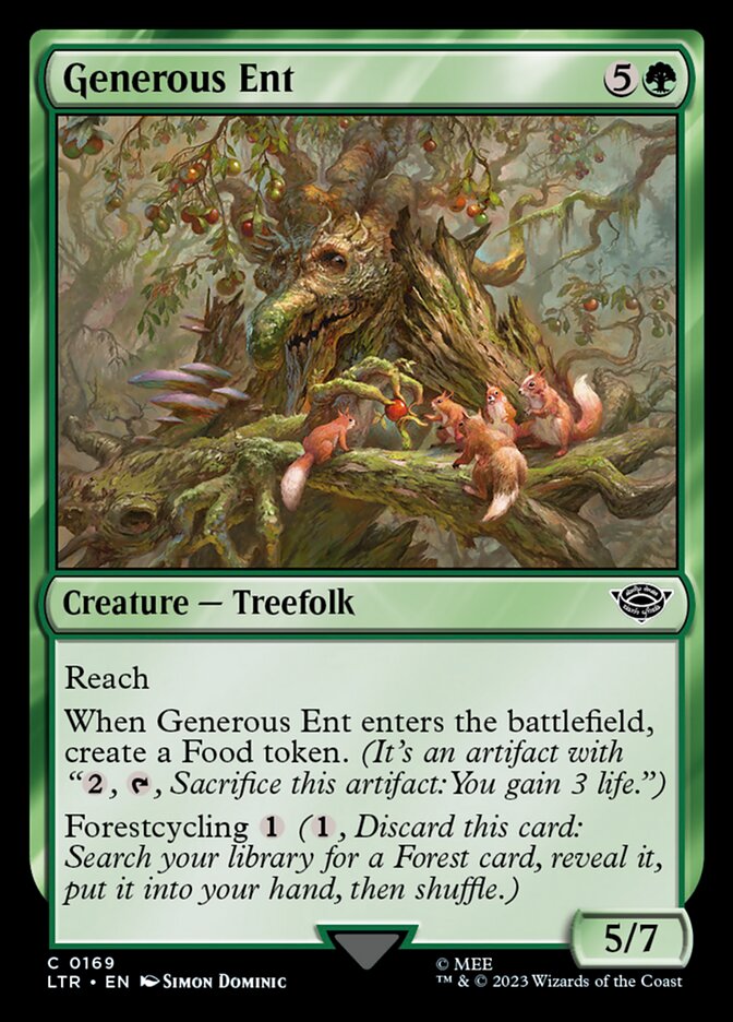 Generous Ent - carta Magic The Gathering