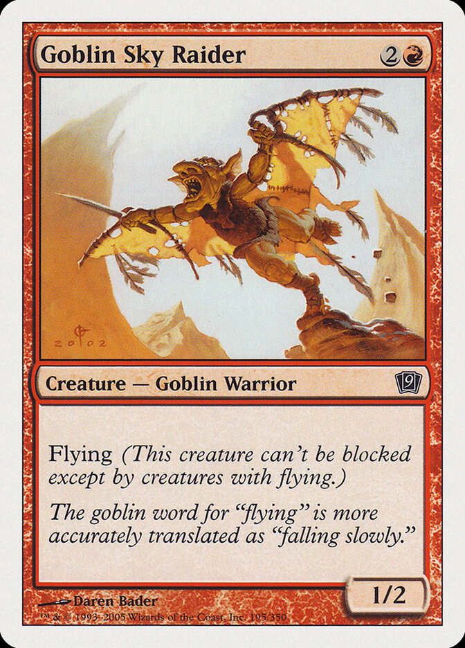 Goblin Sky Raider - carta Magic The Gathering