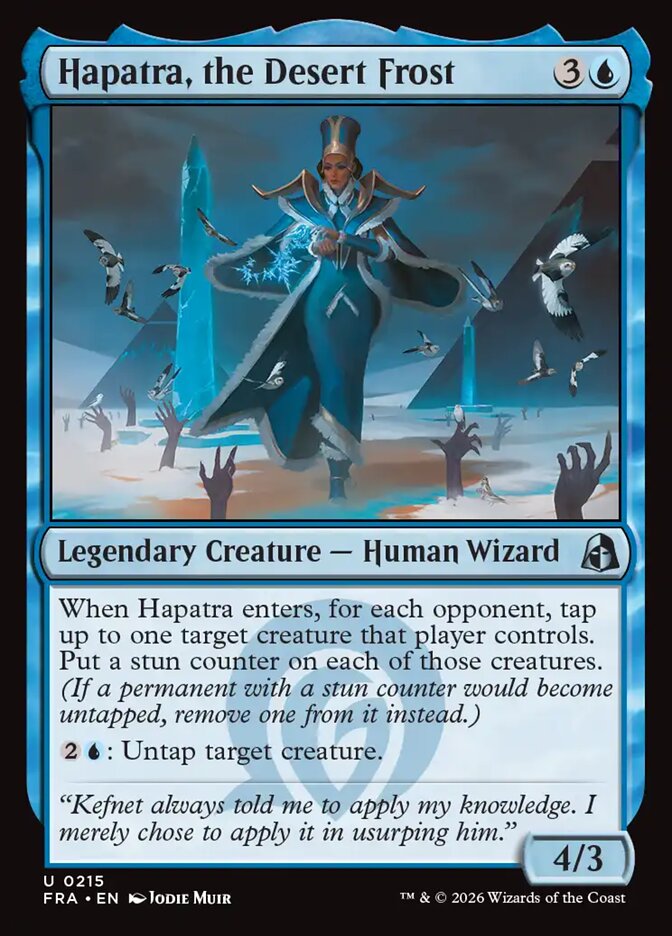 Hapatra, the Desert Frost - carta Magic The Gathering