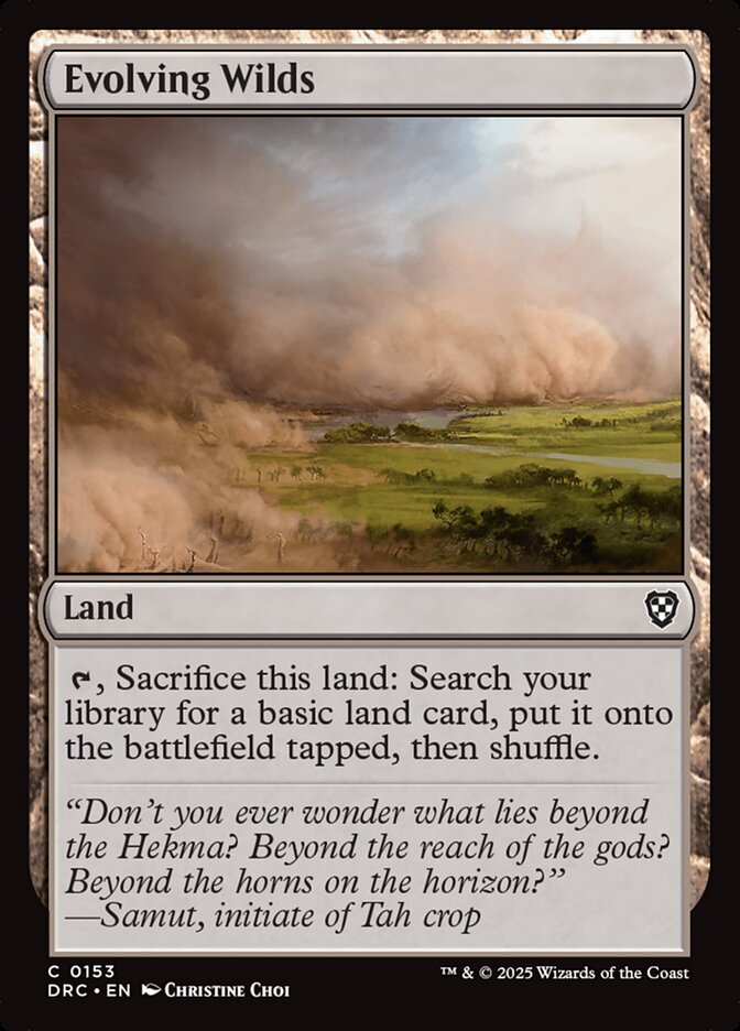 Evolving Wilds - carta Magic The Gathering
