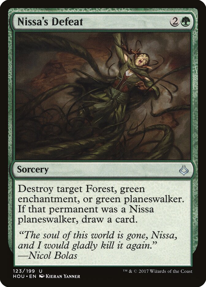 Nissa's Defeat - carta Magic The Gathering