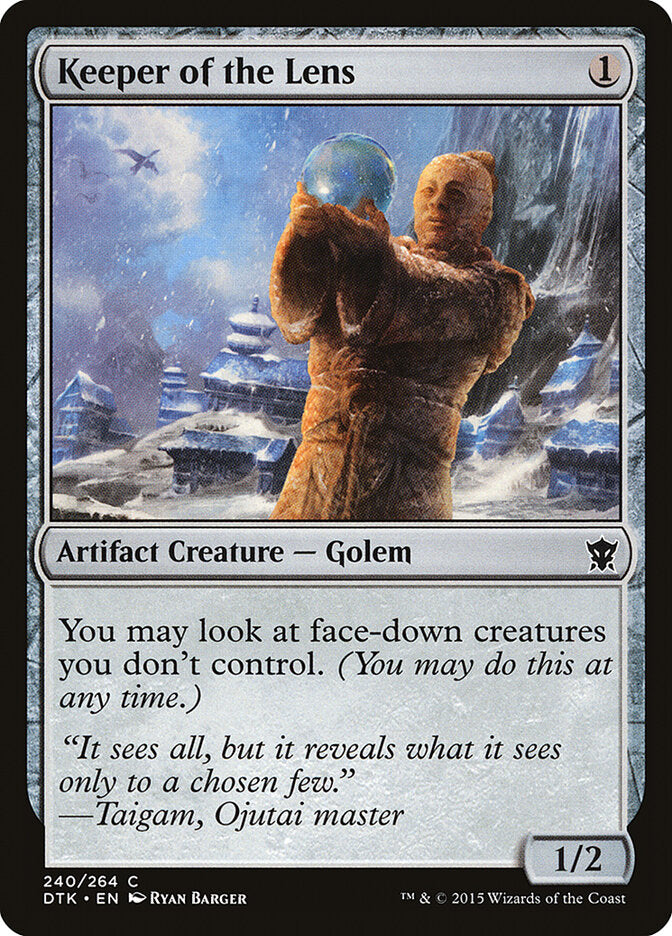 Keeper of the Lens - carta Magic The Gathering