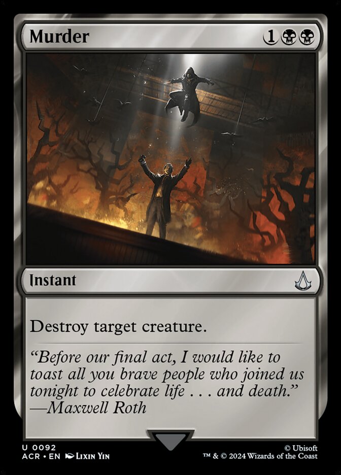 Murder - carta Magic The Gathering