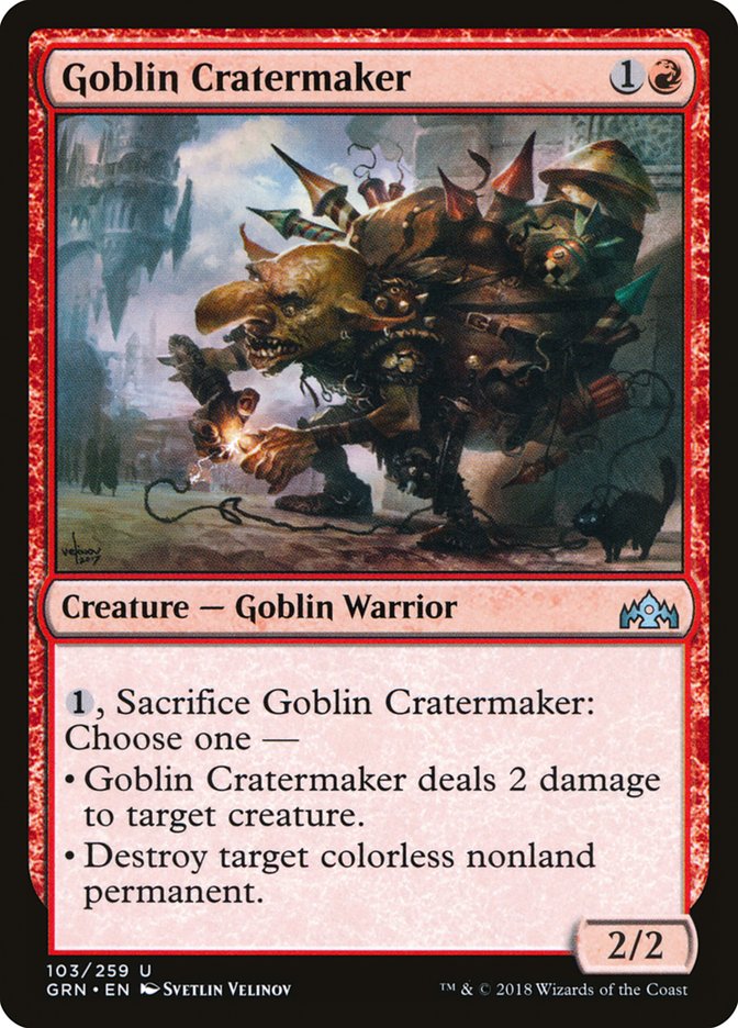 Goblin Cratermaker - carta Magic The Gathering