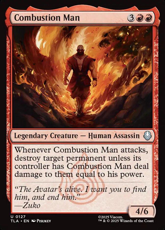 Combustion Man - carta Magic The Gathering
