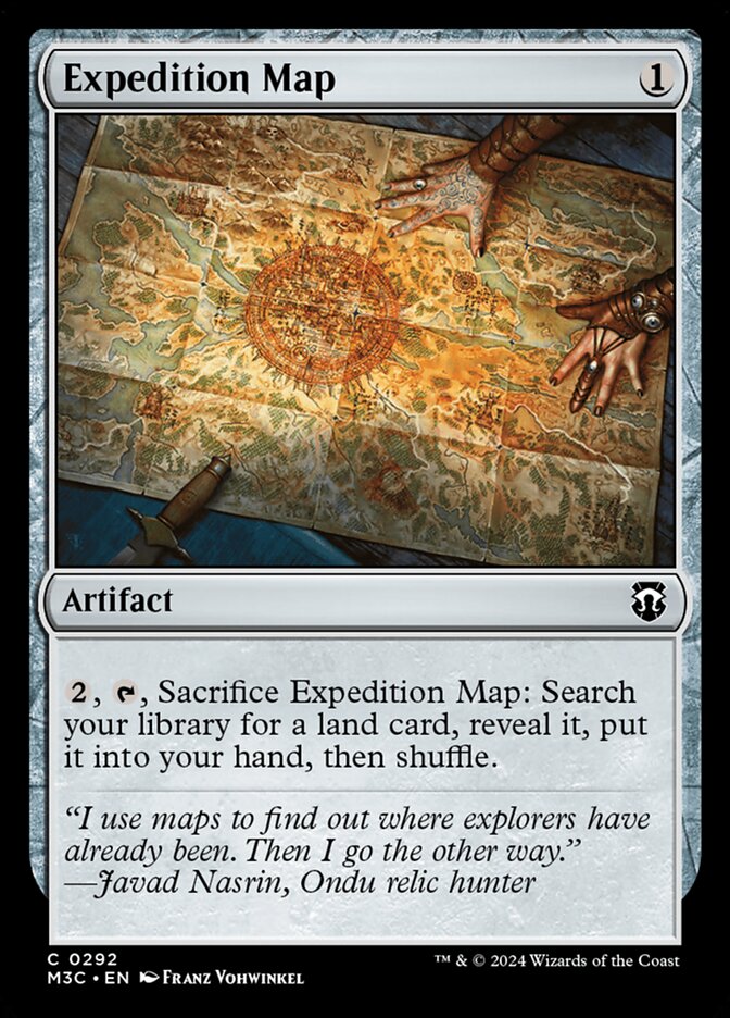 Expedition Map - carta Magic The Gathering