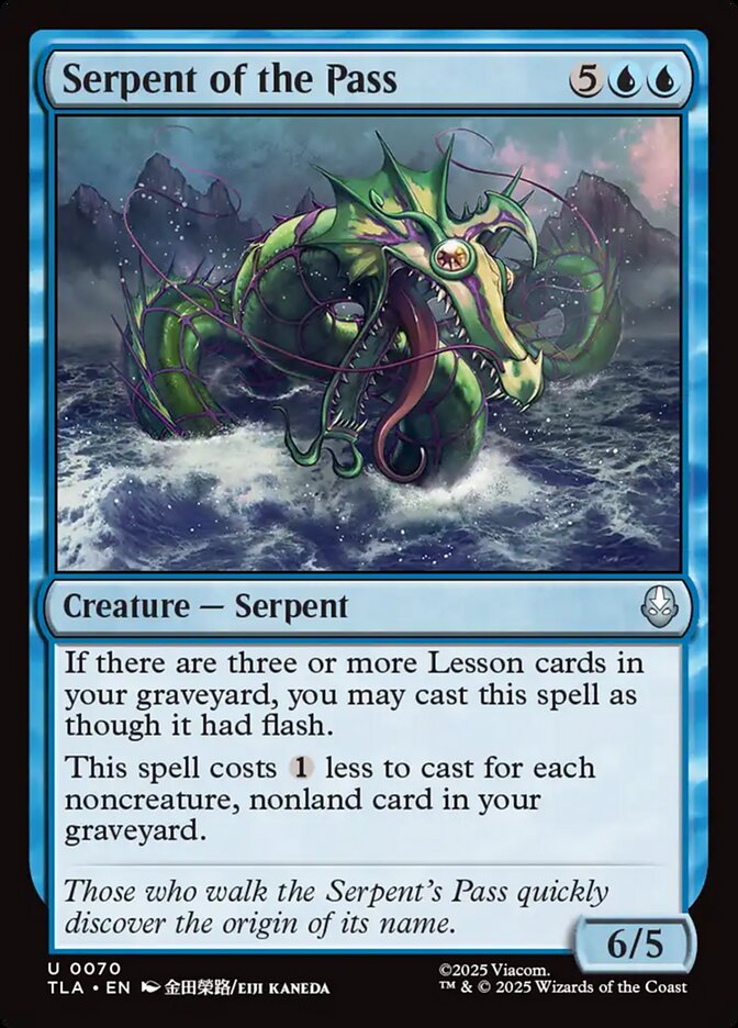 Serpent of the Pass - carta Magic The Gathering
