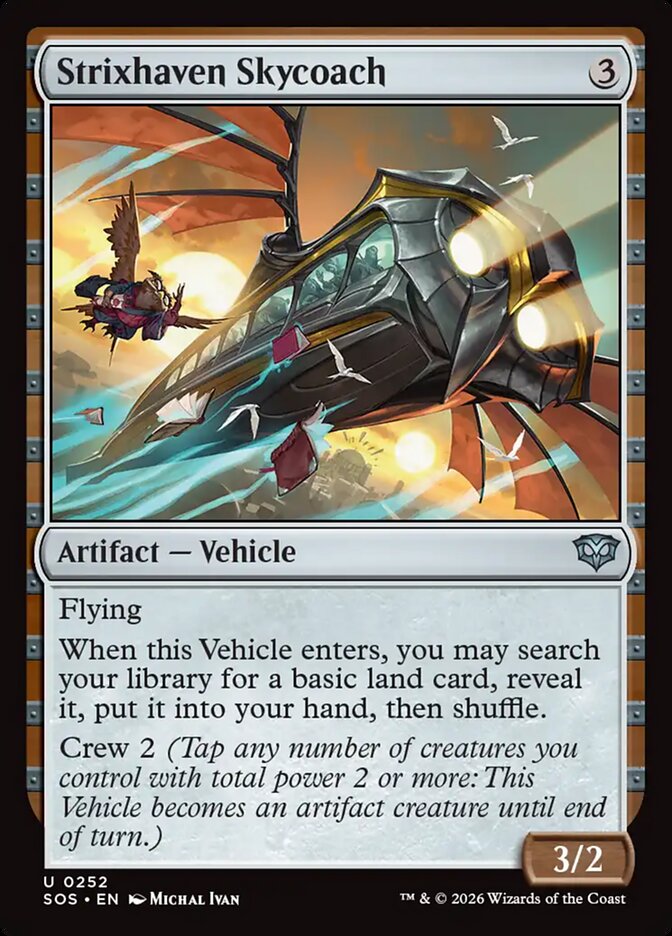 Strixhaven Skycoach - carta Magic The Gathering