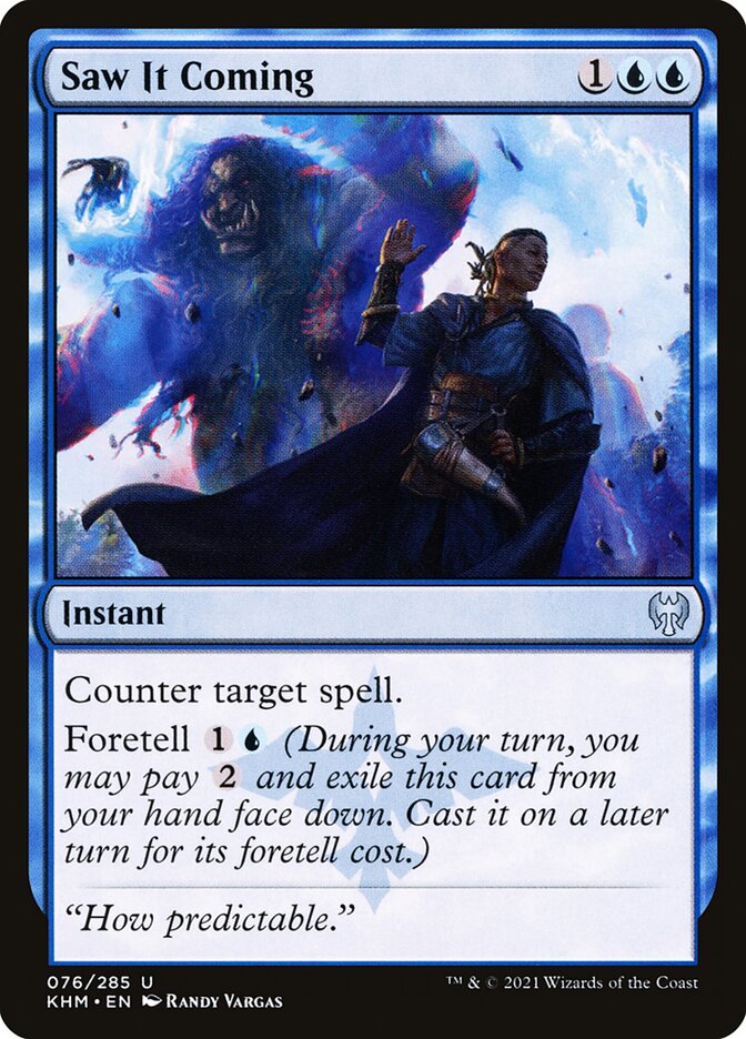 Saw It Coming - carta Magic The Gathering