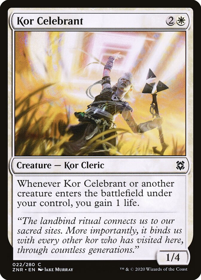 Kor Celebrant - carta Magic The Gathering
