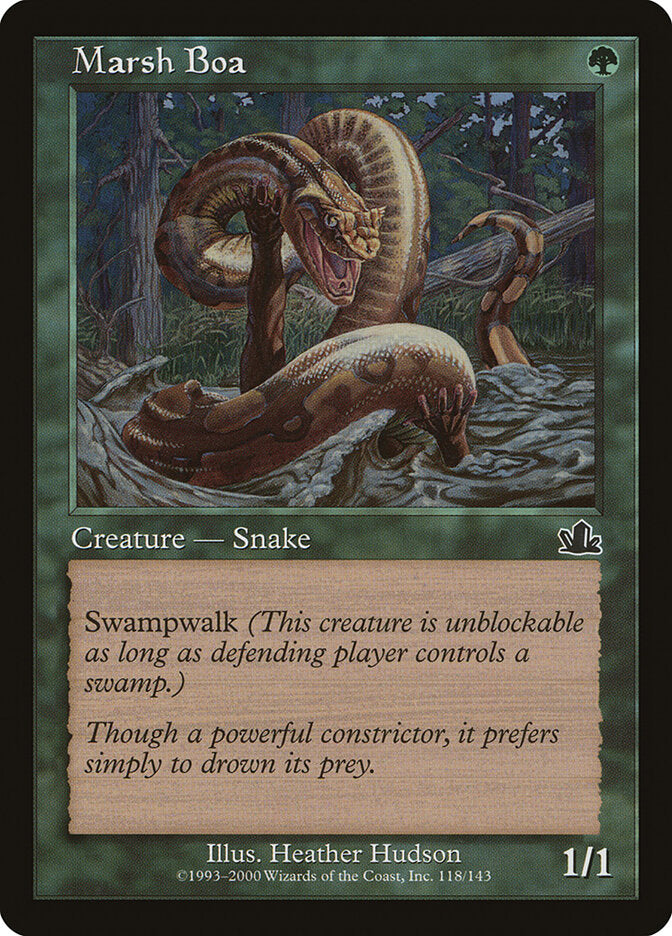 Marsh Boa - carta Magic The Gathering