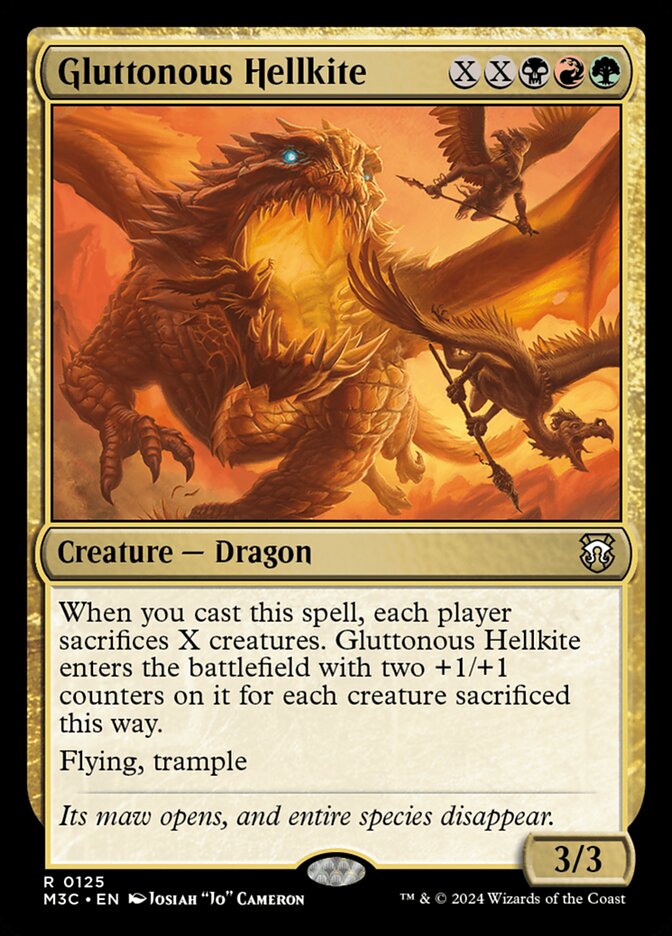 Gluttonous Hellkite - carta Magic The Gathering