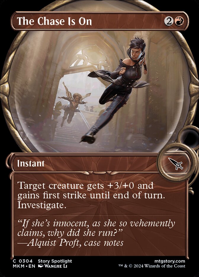 The Chase Is On - carta Magic The Gathering