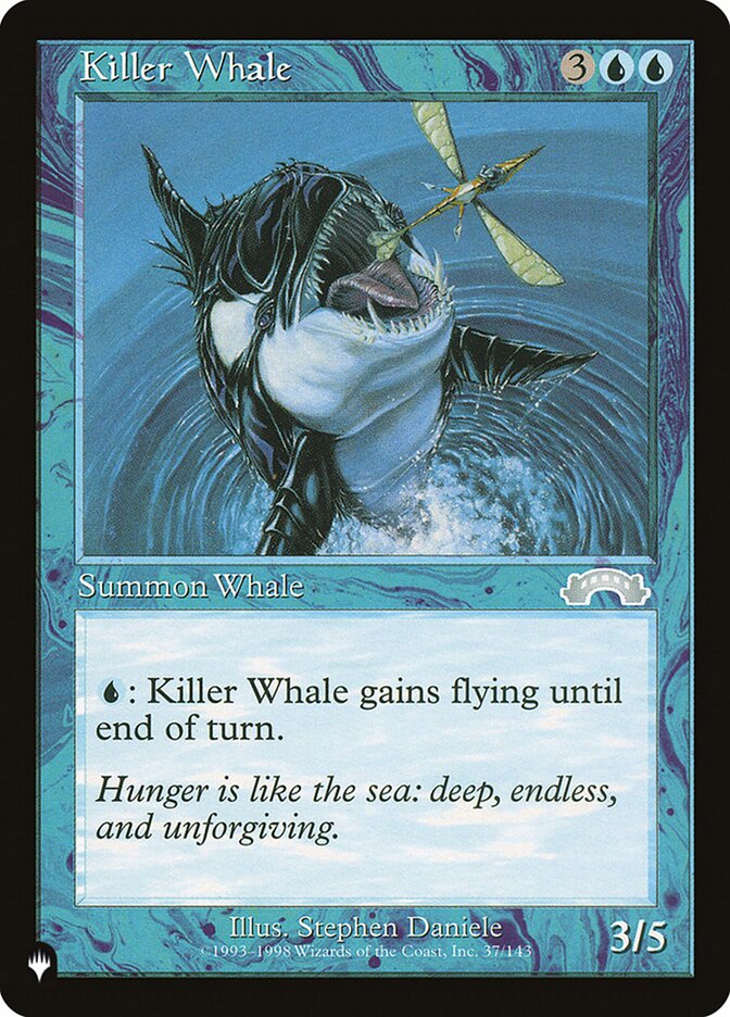 Killer Whale - carta Magic The Gathering