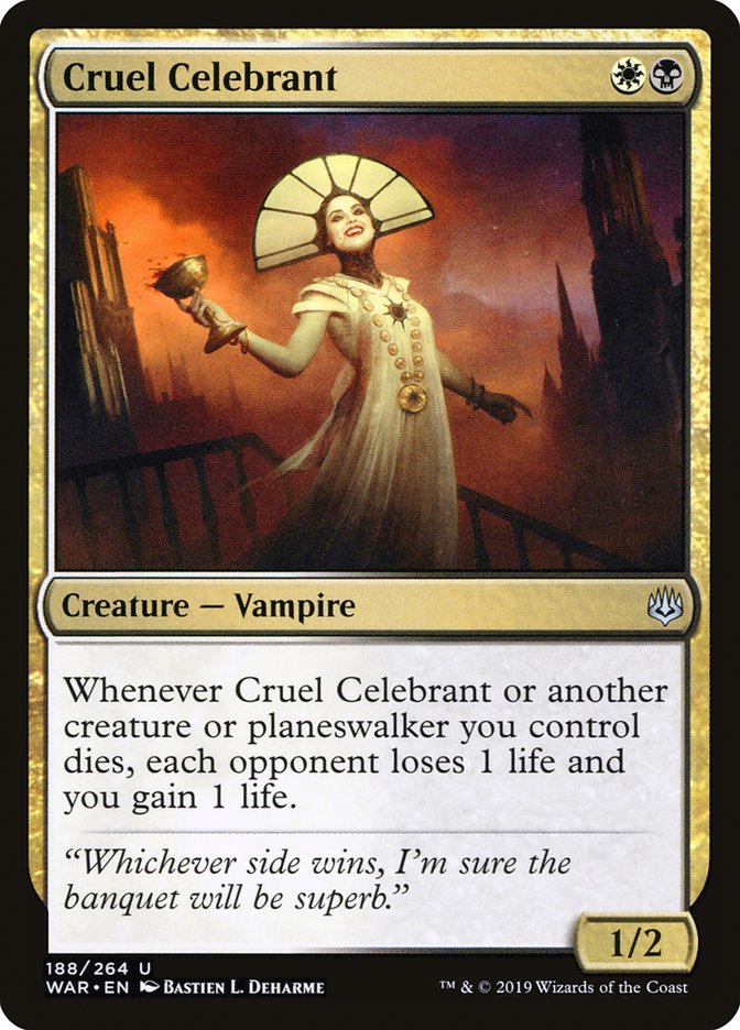 Cruel Celebrant - carta Magic The Gathering