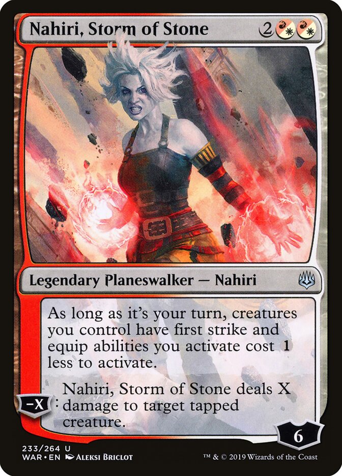 Nahiri, Storm of Stone - carta Magic The Gathering