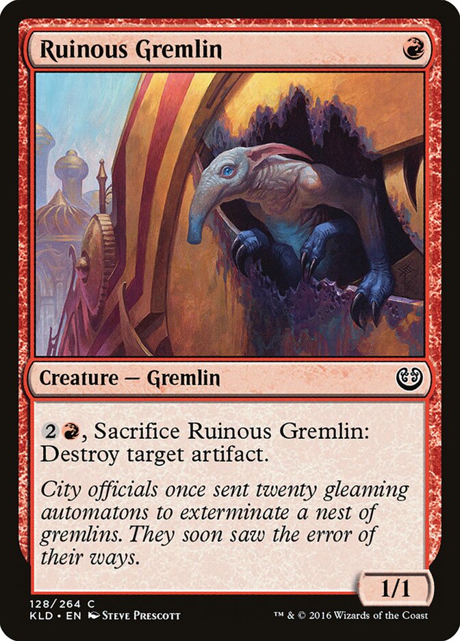 Ruinous Gremlin - carta Magic The Gathering