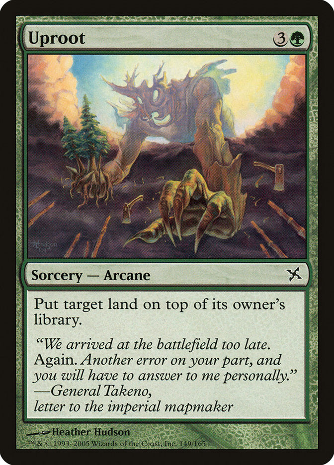 Uproot - carta Magic The Gathering