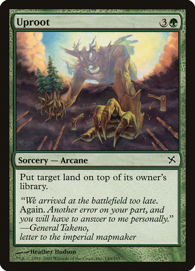 Uproot - carta Magic The Gathering