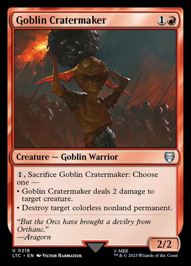 Goblin Cratermaker - carta Magic The Gathering