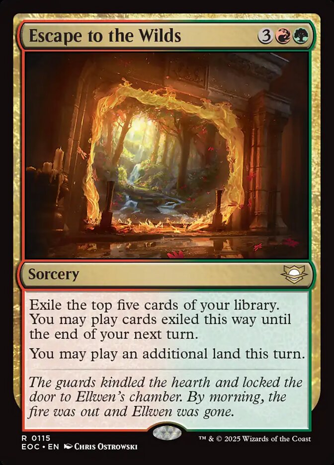 Escape to the Wilds - carta Magic The Gathering