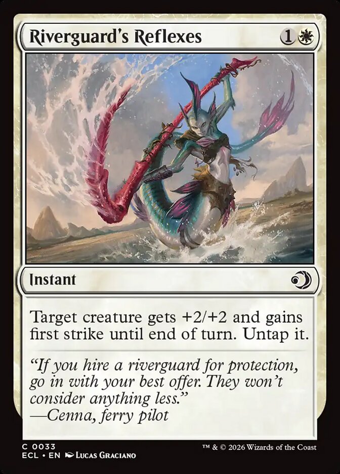 Riverguard's Reflexes - carta Magic The Gathering