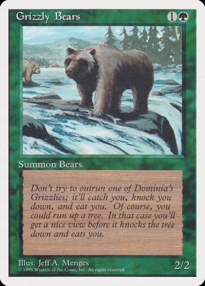 Grizzly Bears - carta Magic The Gathering
