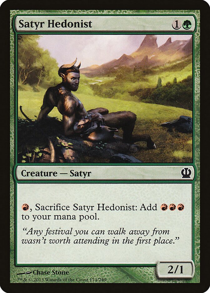Satyr Hedonist - carta Magic The Gathering